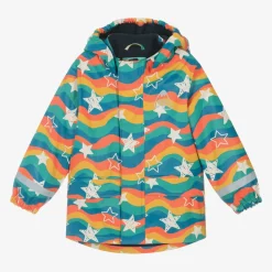 Frugi Coats & Jackets*Blue Star Print Raincoat