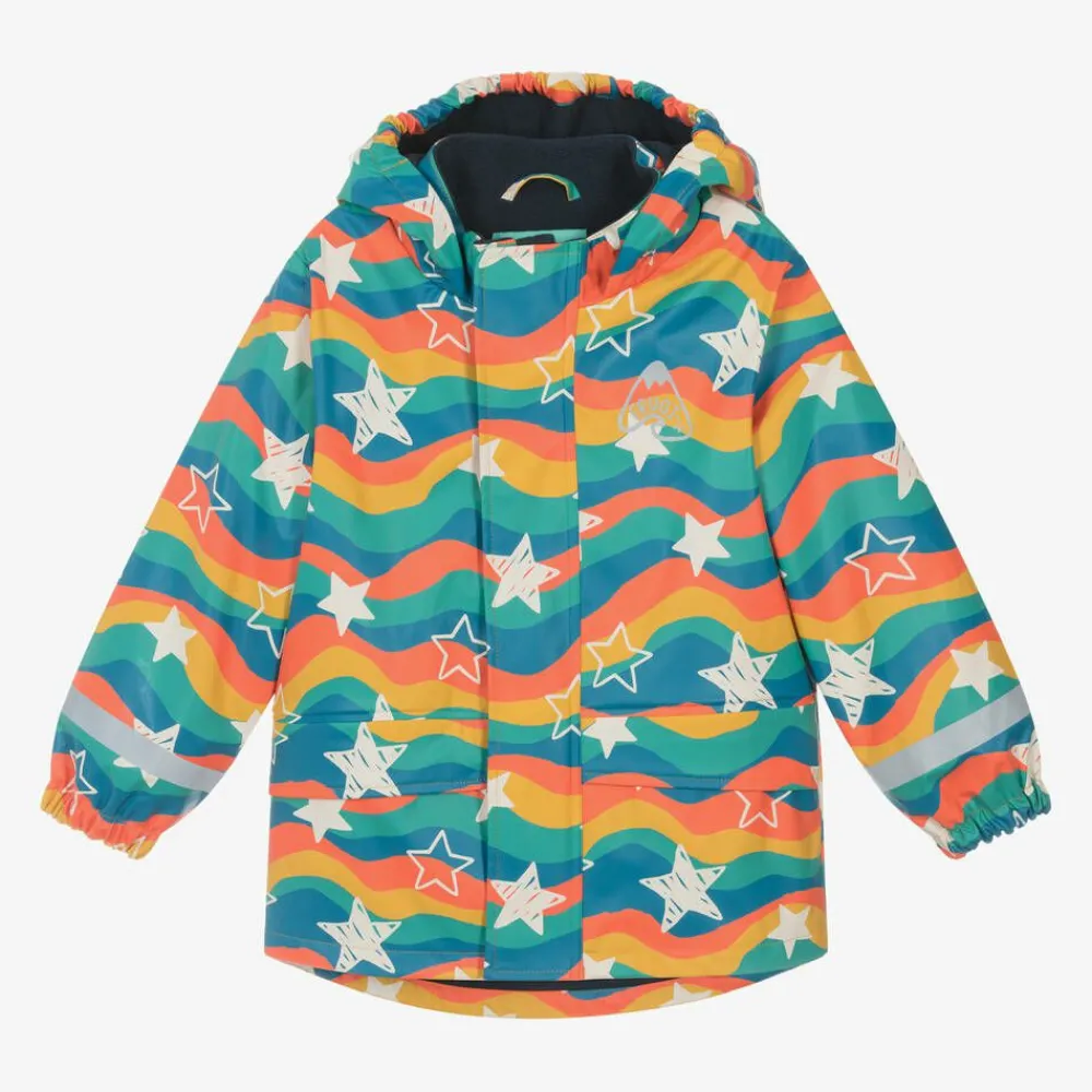 Frugi Coats & Jackets*Blue Star Print Raincoat