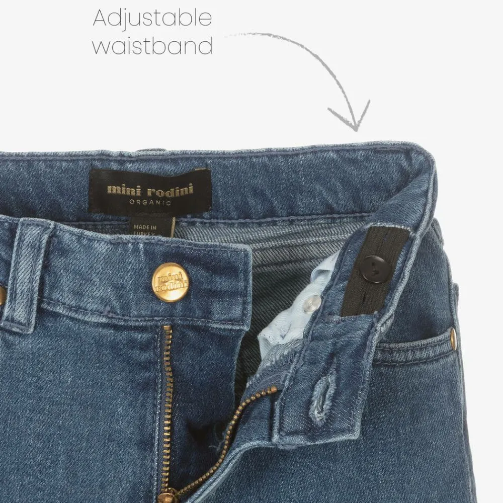 Mini Rodini Trousers*Blue Straight Denim Jeans