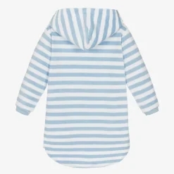 Mitty James Swimwear*Blue Stripe Cotton Towelling Robe