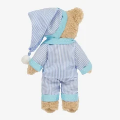 Powell Craft Toys|Toys*Blue Stripe Pyjama Teddy Bear (34cm)