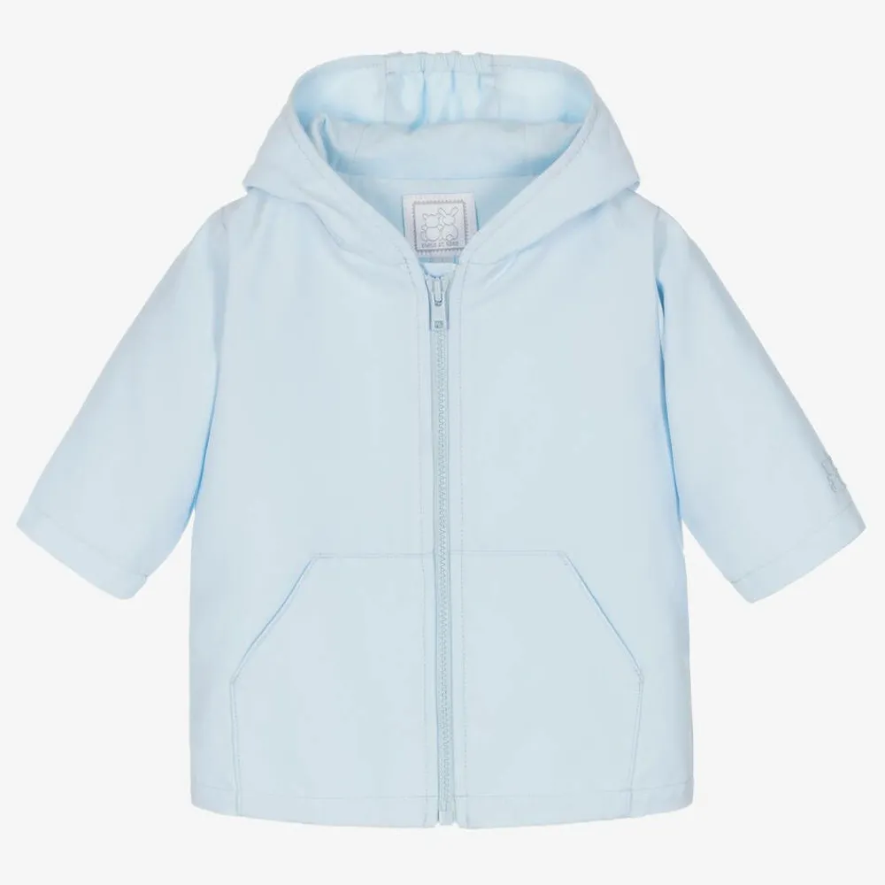 Emile et Rose Coats & Jackets*Blue Teddy Bear Baby Jacket
