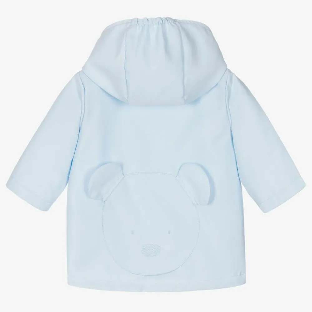 Emile et Rose Coats & Jackets*Blue Teddy Bear Baby Jacket