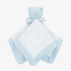 Emile et Rose Sleeping Accessories*Blue Teddy Bear Cotton Doudou (30cm)
