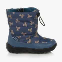 Falcotto by Naturino Snow Boots|Snow Boots*Blue Teddy Bear Snow Boots