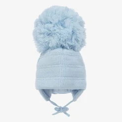 Sätila of Sweden Hats*Blue Tuva Giant Pom-Pom Hat