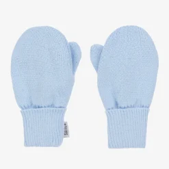 Sätila of Sweden Gloves & Mittens|Gloves & Mittens*Blue Twiddle Knitted Baby Mittens