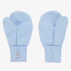 Sätila of Sweden Gloves & Mittens|Gloves & Mittens*Blue Twiddle Knitted Baby Mittens