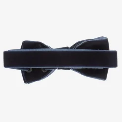 Milledeux Clothing Accessories*Blue Velvet Bow Tie (10cm)