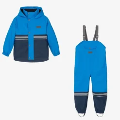 Mitty James Coats & Jackets|Coats & Jackets*Blue Waterproof Raincoat & Salopettes