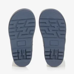 Frugi Rain Boots|Rain Boots*Blue Wavy Stripes & Stars Rain Boots