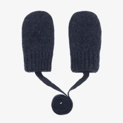 Jamiks Gloves & Mittens|Gloves & Mittens*Blue Wool & Cashmere Baby Mittens