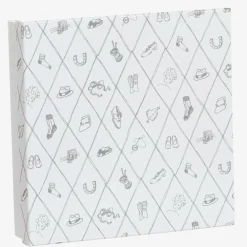 English Trousseau Blankets & Shawls*Blue Wool Baby Shawl (122cm)