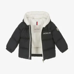 Moncler Enfant Snowwear*Blue Xola Down Padded Puffer Snowsuit