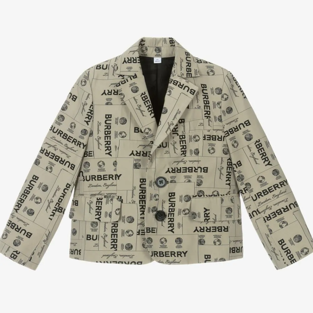Burberry Coats & Jackets*Boys Archive Beige Twill Blazer ArchiveBeigeW23