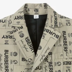 Burberry Coats & Jackets*Boys Archive Beige Twill Blazer ArchiveBeigeW23