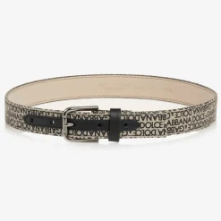 Dolce amp; Gabbana Clothing Accessories*Boys Beige Canvas Belt