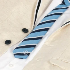 Beatrice amp; George Suits*Boys Beige Cotton & Linen Suit