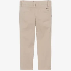 Emporio Armani Trousers*Boys Beige Cotton Trousers