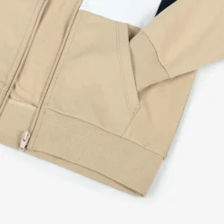 AIGNER Tops*Boys Beige Cotton Zip-Up Top