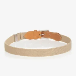 Il Gufo Clothing Accessories*Boys Beige Elasticated Belt