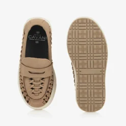 House of Cavani Loafers & Moccasins|Loafers & Moccasins*Boys Beige Faux Suede Loafers
