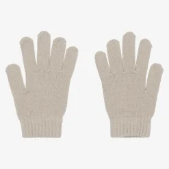 Mayoral Gloves & Mittens*Boys Beige Knitted Gloves