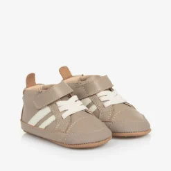 Old Soles First Walkers|First Walkers*Boys Beige Leather First Walker Shoes