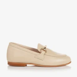 Childrens Classics Loafers & Moccasins|Loafers & Moccasins*Boys Beige Leather Loafers
