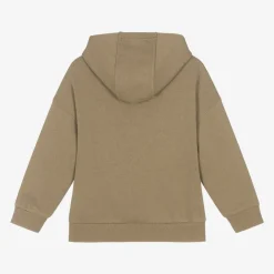 Timberland Tops*Boys Beige Organic Cotton Hoodie