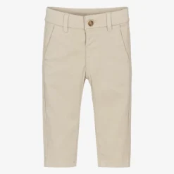 Mayoral Trousers*Boys Beige Slim Fit Chino Trousers