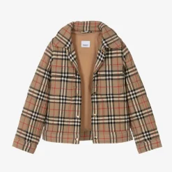 Burberry Coats & Jackets*Boys Beige Vintage Check Jacket