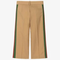 Gucci Trousers*Boys Beige Wool Trousers