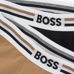 BOSS Underwear*Boys Black & Beige Boxer Shorts (2 Pack)
