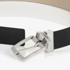 Emporio Armani Clothing Accessories*Boys Black & Beige Reversible Belt