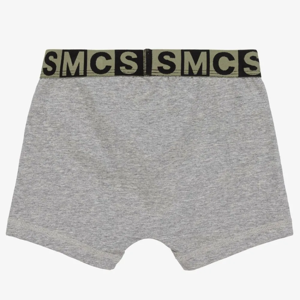 Stella McCartney Kids Underwear*Boys Black & Grey Boxer Shorts (2 Pack)