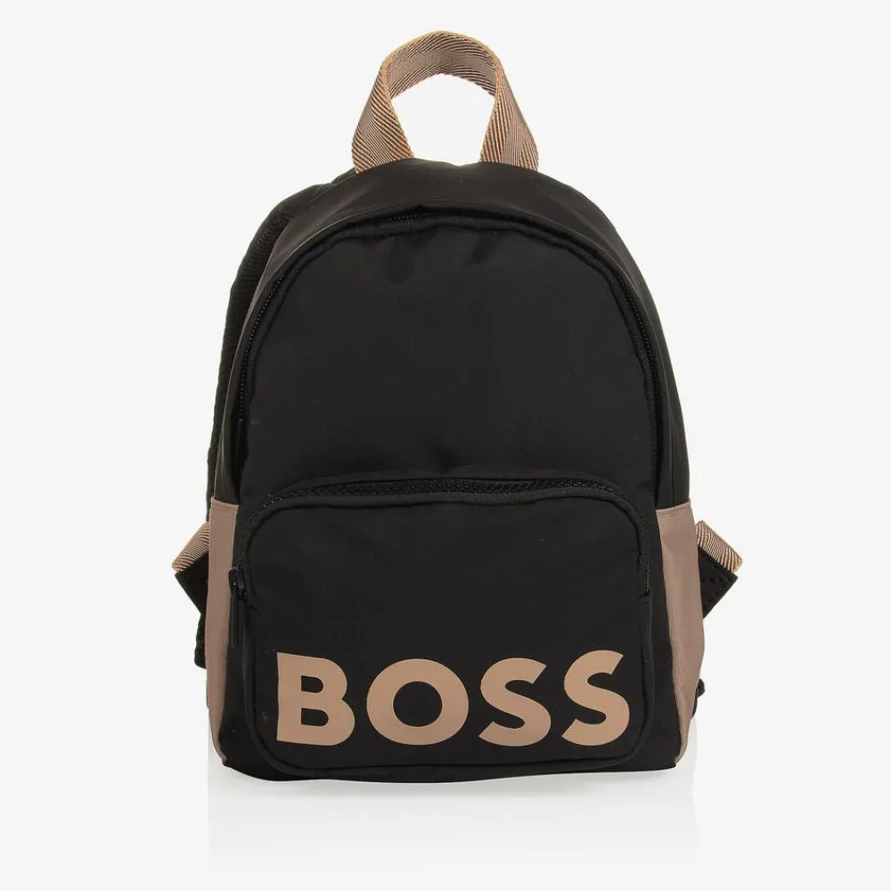 BOSS Bags*Boys Black Backpack (25cm)