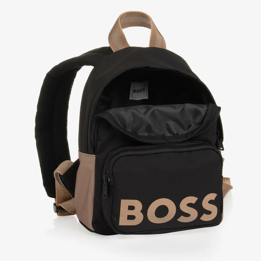 BOSS Bags*Boys Black Backpack (25cm)