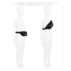 BOSS Bags*Boys Black Belt Bag (27cm)