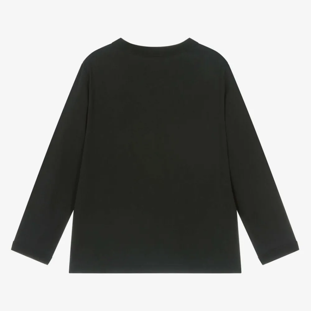 Stella McCartney Kids Tops*Boys Black Chicken Logo T-Shirt