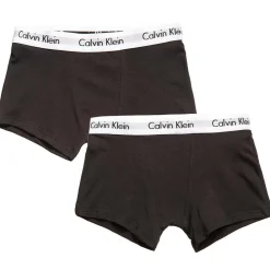 Calvin Klein Underwear*Boys Black Cotton Boxer Briefs (Pack of 2)