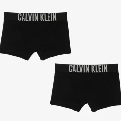 Calvin Klein Underwear*Boys Black Cotton Boxers (2 Pack)