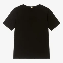 BOSS Tops*Boys Black Cotton Double B T-Shirt