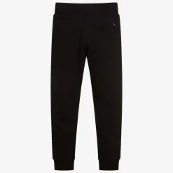 Tommy Hilfiger Trousers*Boys Black Cotton Flag Joggers