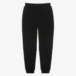 EA7 Emporio Armani Trousers*Boys Black Cotton Joggers