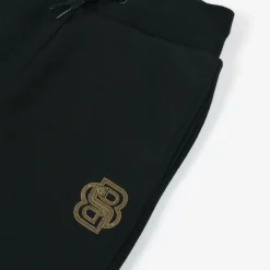 BOSS Trousers*Boys Black Cotton Joggers