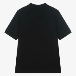 BOSS Tops*Boys Black Cotton Polo Shirt