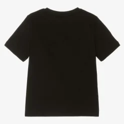 BOSS Tops*Boys Black Cotton T-Shirt