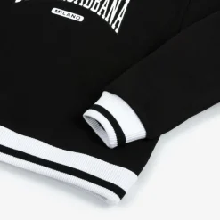 Dolce amp; Gabbana Tops*Boys Black Cotton Varsity Sweatshirt