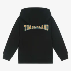 Timberland Tops*Boys Black Cotton Zip-Up Hoodie
